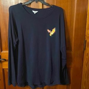 CROWN & IVY Long Sleeve Tee Shirt